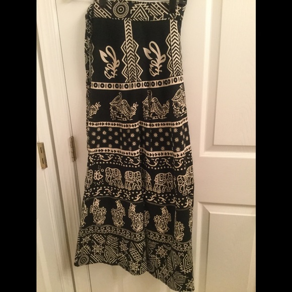 Wrap around cotton skirt - Picture 2 of 3